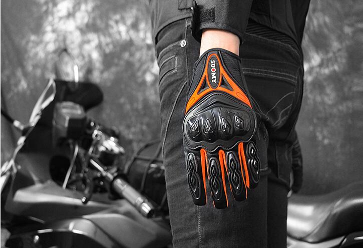 バイク ウェア 夏用通気性バイクグローブ 滑り止め付き男女兼用手袋