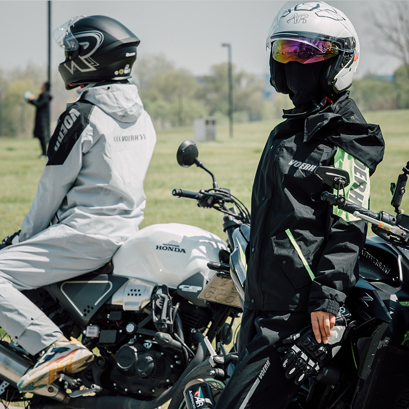 バイク ウェア 全天候対応プロテクション防水上下セット