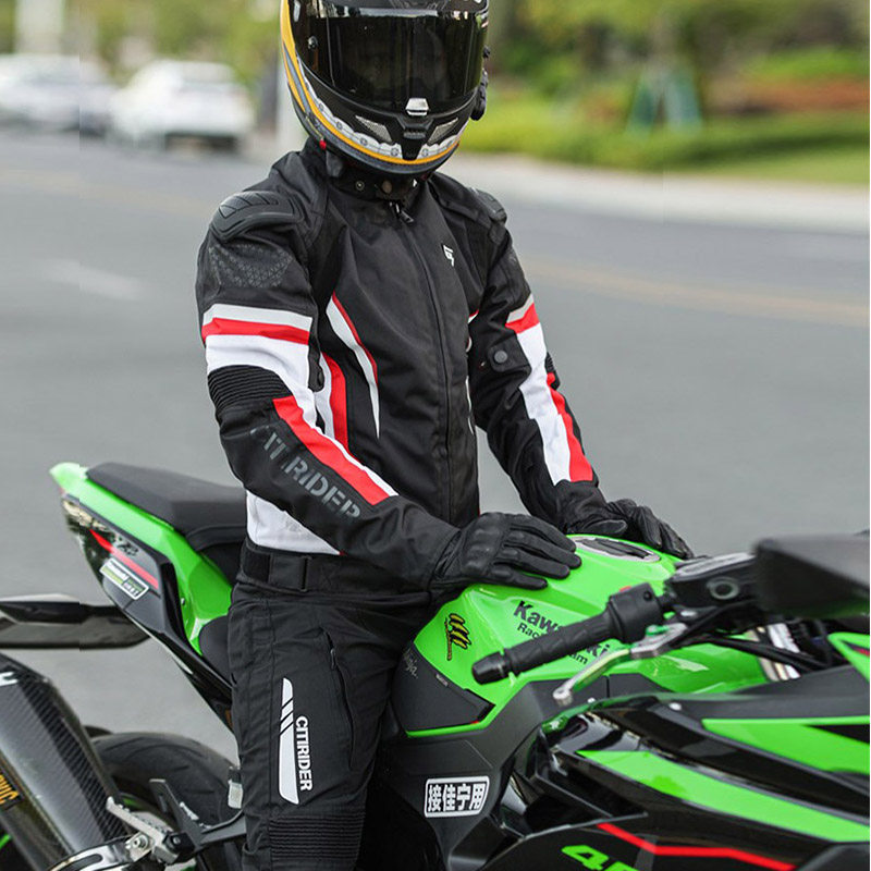 バイク ウェア 春風快走レーシングライダースジャケット