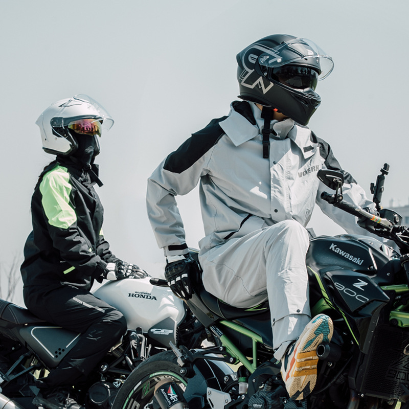 バイク ウェア 全天候対応プロテクション防水上下セット