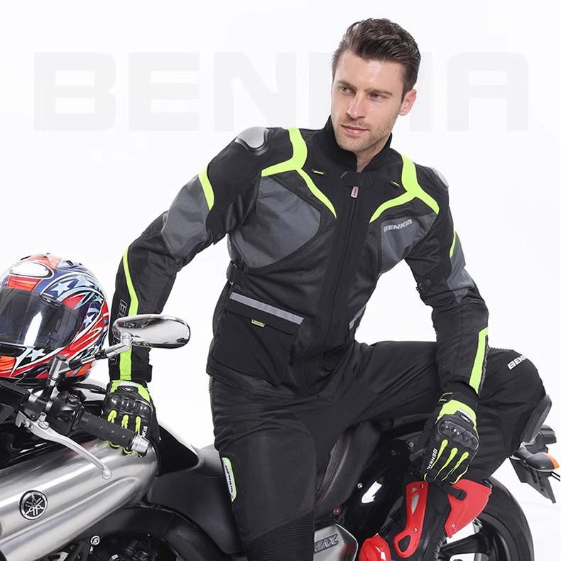 バイク ウェア 冬防寒防風ライディングジャケットパンツ上下セット