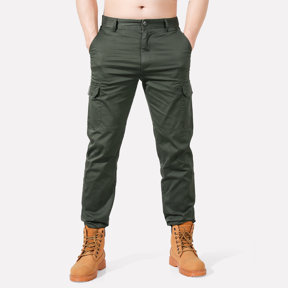 バイク ウェア 多機能カーゴポケット付き裾絞りライディングパンツ