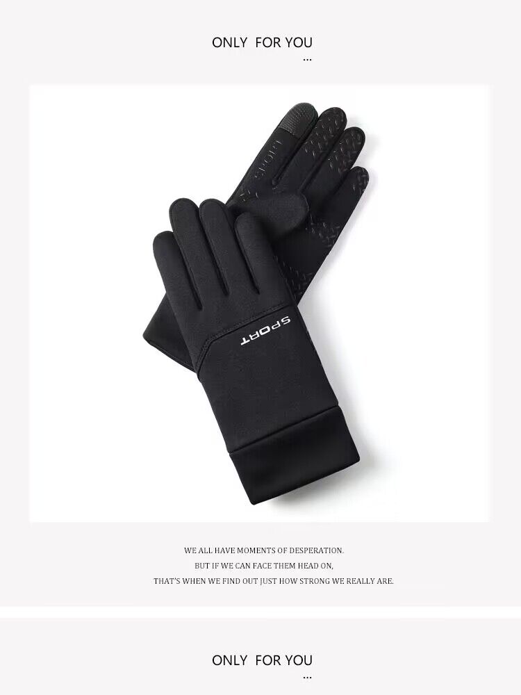 バイク ウェア 全指対応防寒スポーツグローブ