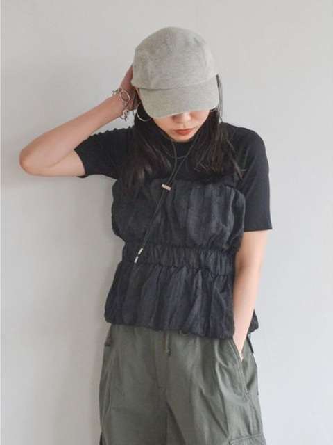 ビスチェ　ふんわりチュールビスチェTシャツセット