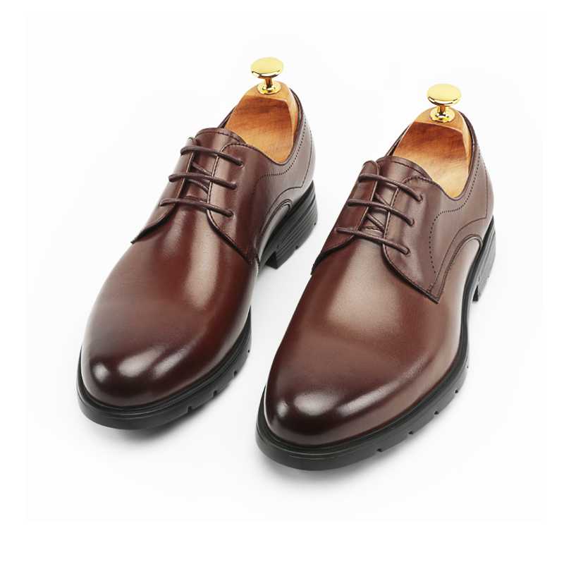 【上質レザー】プレーントゥ デザインシューズ - ビジネス