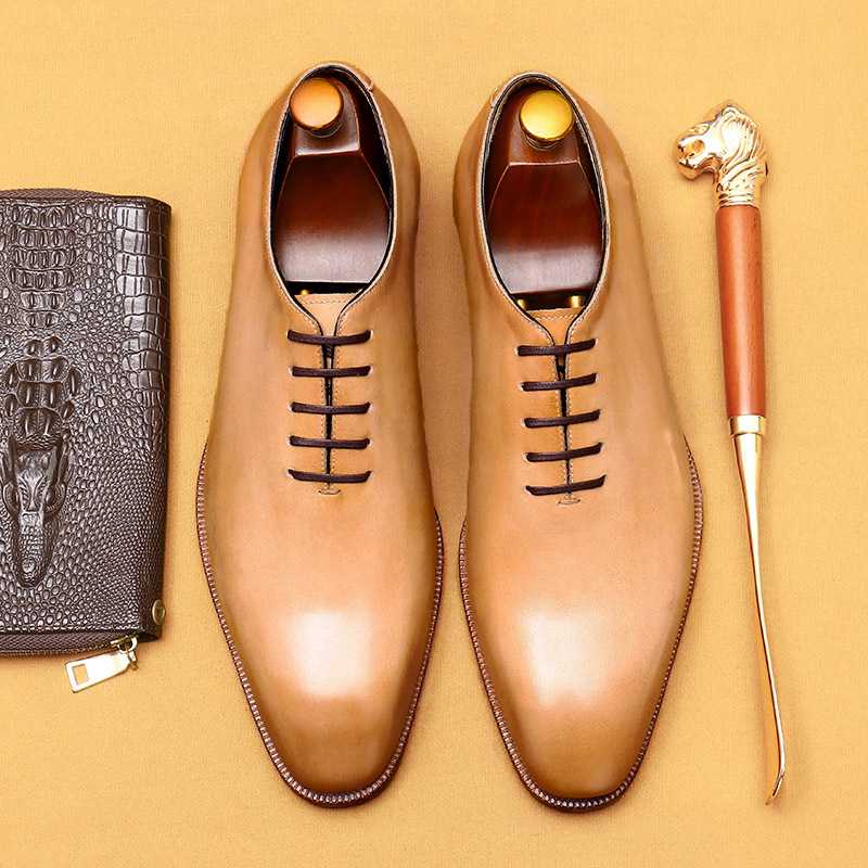 【職人仕立て】本革一枚甲ドレスシューズ - 紳士靴 ビジネス