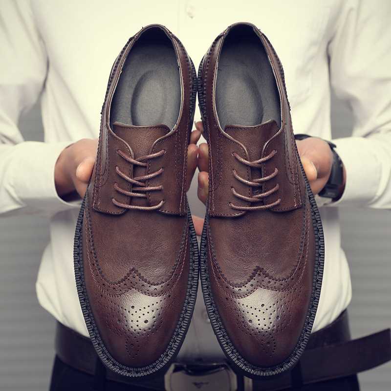 【職人技】高品質 ウイングチップ - 本革