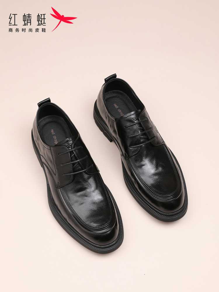 【本革】ミドルヒールオフィスパンプス - 快適な履き心地