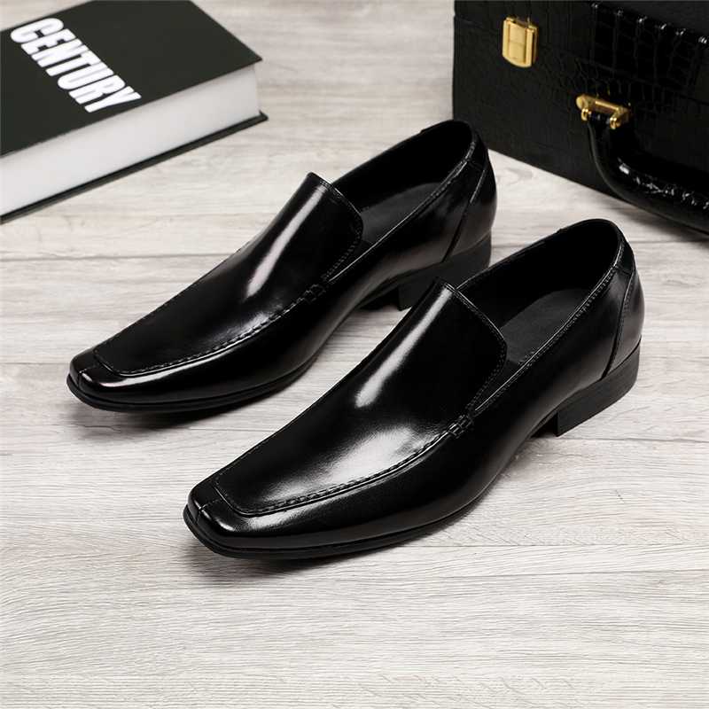 【本革】スリッポンビジネスシューズ - 履きやすい 快適