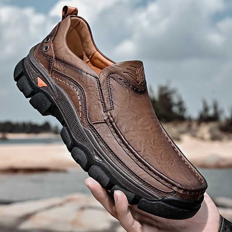 【職人技】スリッポン 革靴 - 軽くて疲れにくい、快適な履き心地