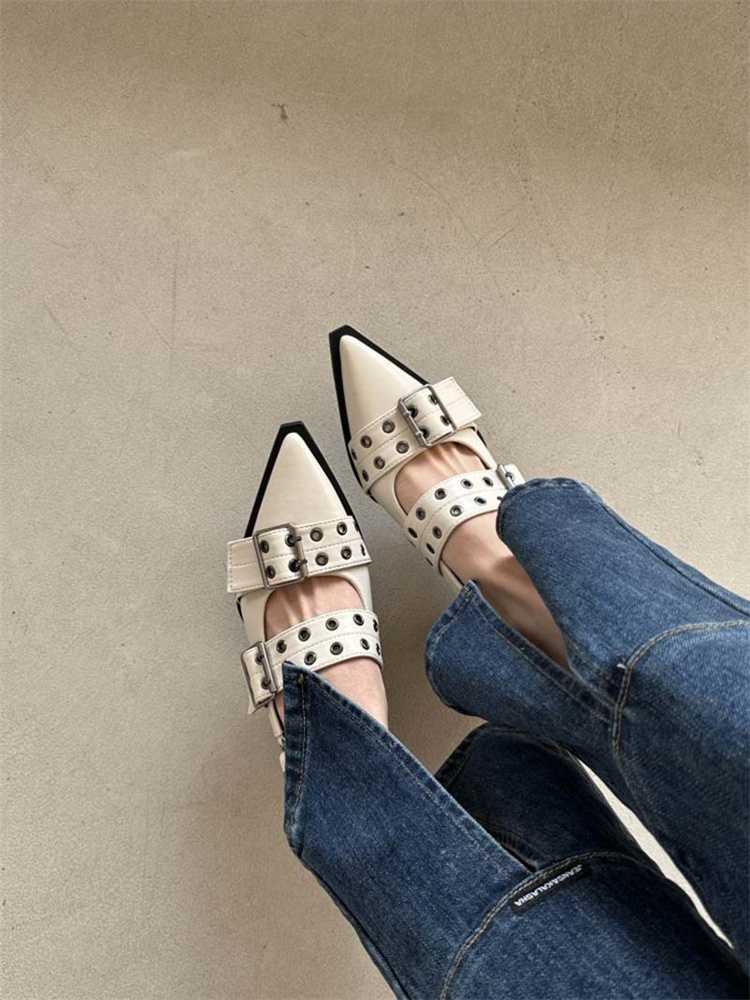 【レディース】メリージェーン パンプス - 安定感のある太ヒール