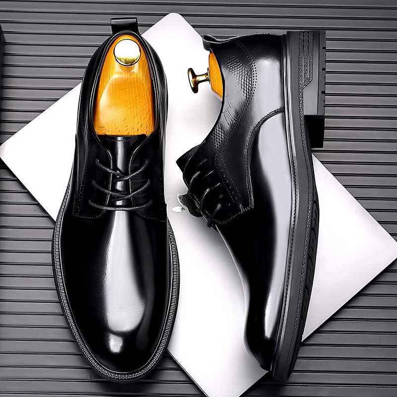 【紳士靴】プレーントゥ - 艶やかな本革