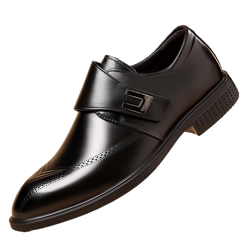 【満足度No1】モンクストラップ 装飾穴 本革 紳士靴 - デザイン性 通勤 格安