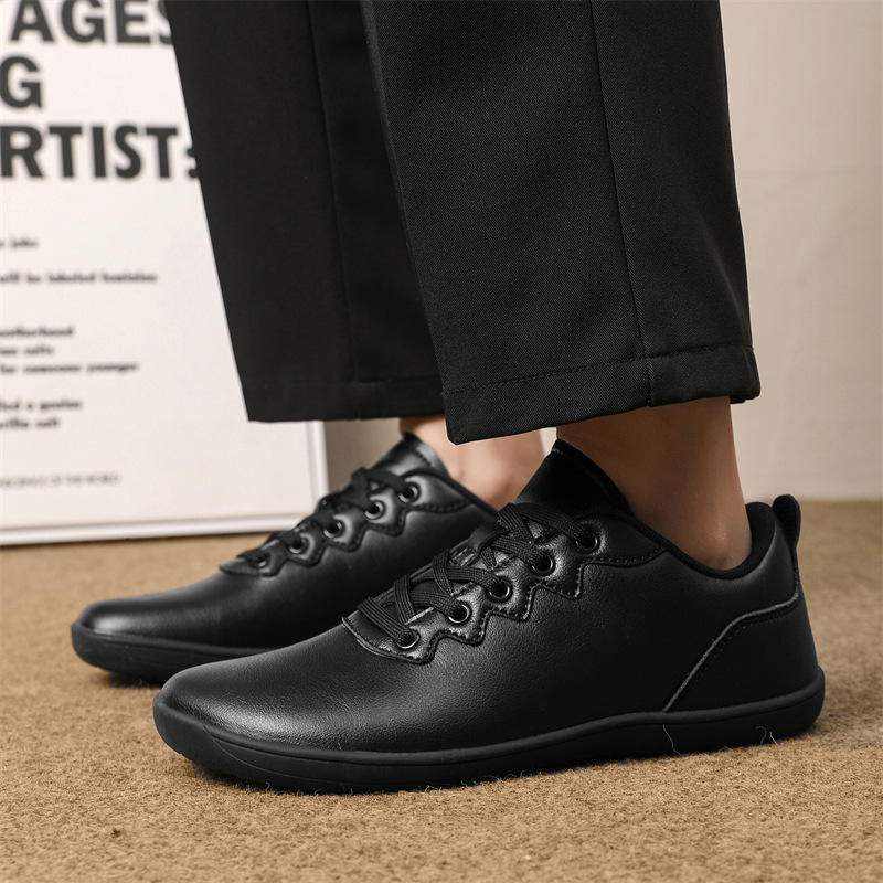 【快適】軽量 本革 紐靴 - ビジネスカジュアル 歩きやすい