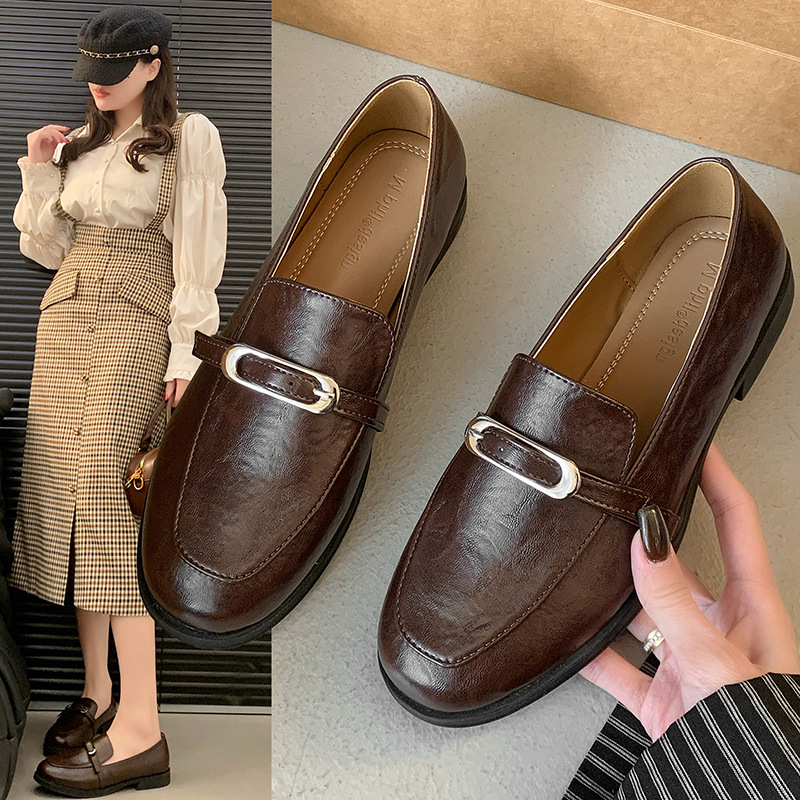 【レディース ローファー】金具付き ビジネス - クラシカルでおしゃれ