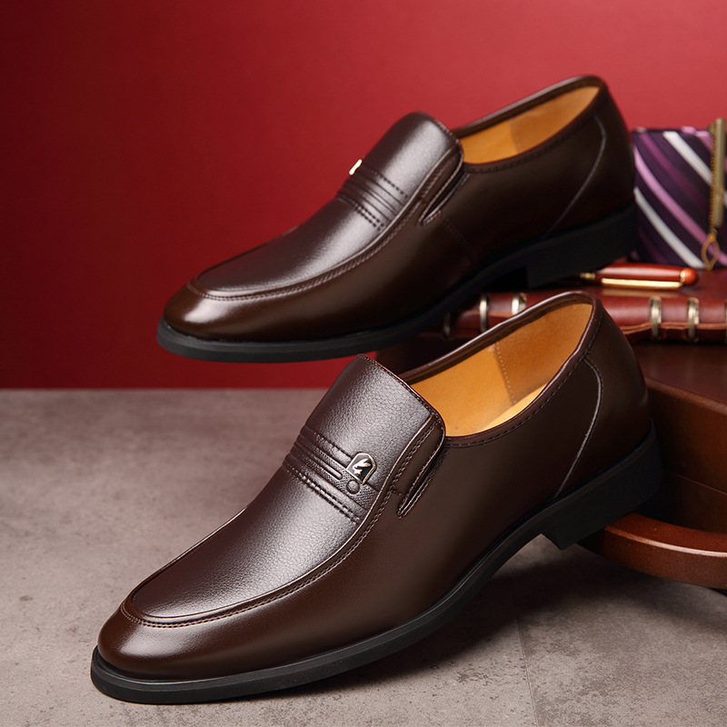【一生モノ】本革スリッポン式 紳士靴 金具付き - 上質レザー 履き心地重視 定番