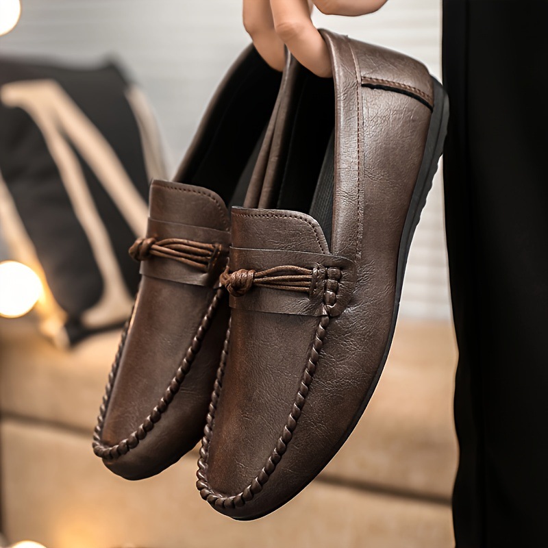 【洒落】タッセル ローファー - 本革 ドライビングシューズ ビジカジ