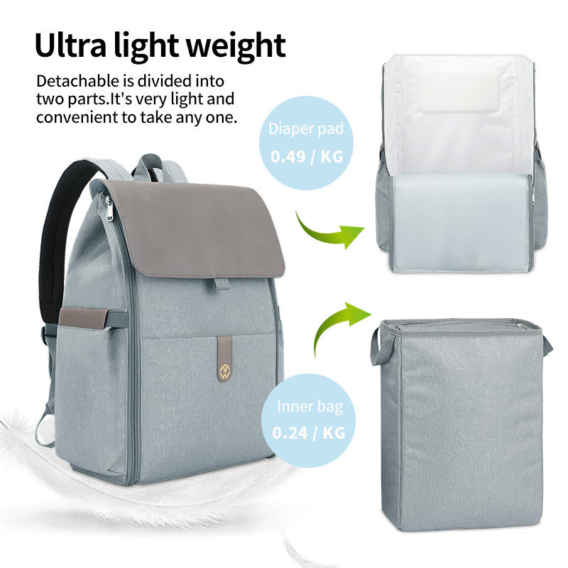 パソコンリュック レディース 多機能マザーズバッグ 保温ポケット付き 大容量軽量リュック