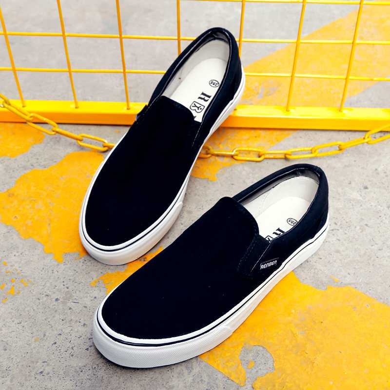 黒靴 シンプル快適スリッポン