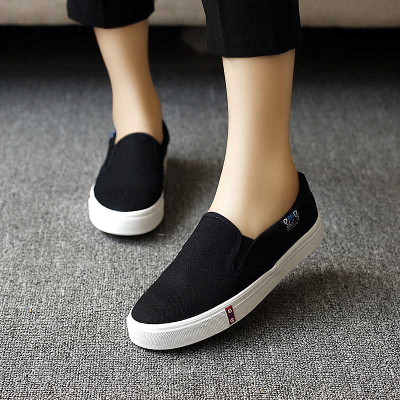 黒靴 シンプル快適スリッポン