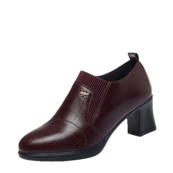 黒靴 2025秋冬新作 レディース ショートブーツ 太ヒール 黒