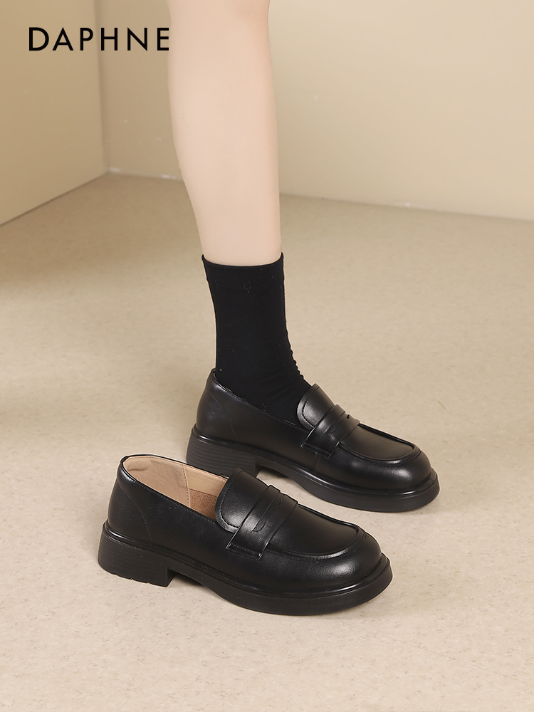 黒靴 クラシックローファー