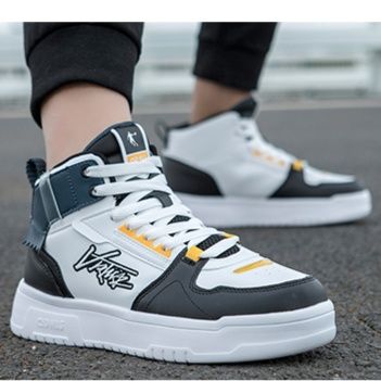 黒スニーカー 多配色高機能中高筒運動靴