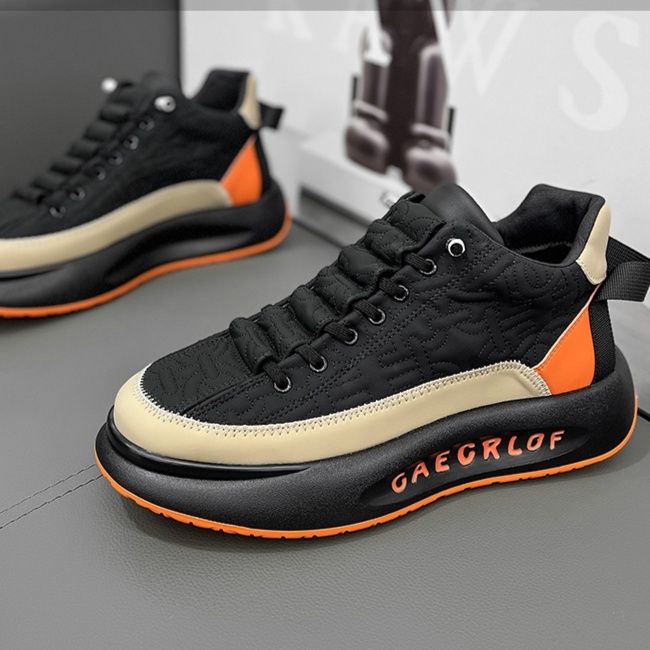 黒スニーカー 都市型多層底面運動靴