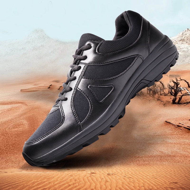 黒スニーカー 多地形対応トレイル運動靴