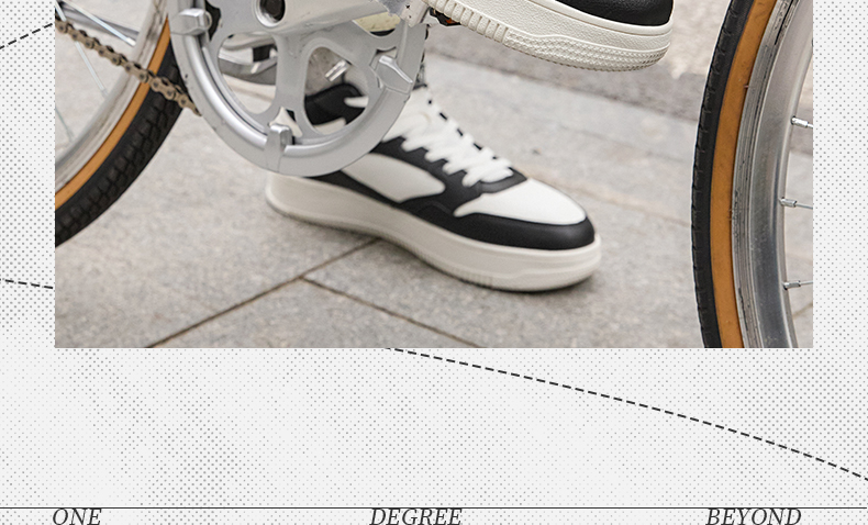 黒スニーカー アーバンスタイル厚底スポーツシューズ