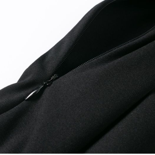 黒ワンピース 上品カシュクールタイトワンピース