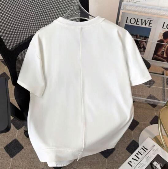 白Tシャツ 白無地半袖シャツ丸首シンプルメンズトップス