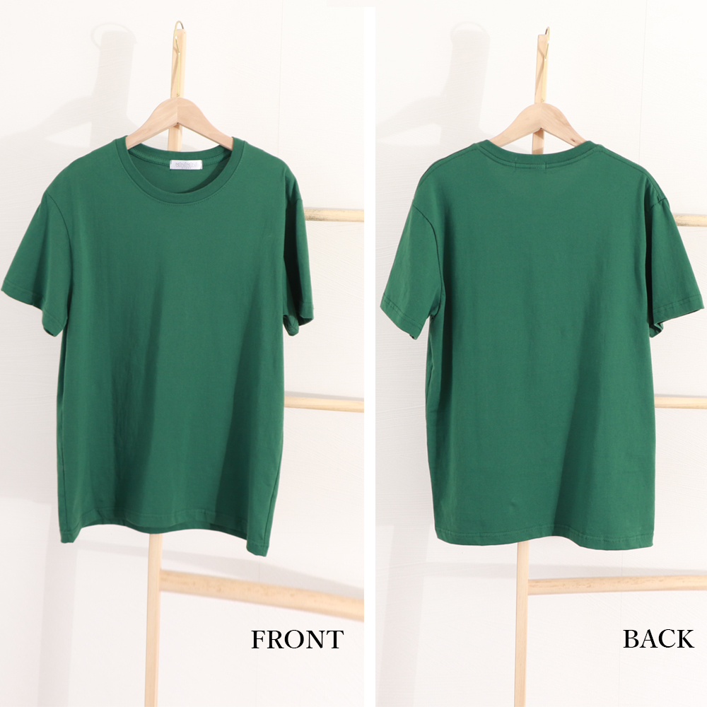 白Tシャツ レディース半袖無地ティーシャツゆったり体型カバー12色
