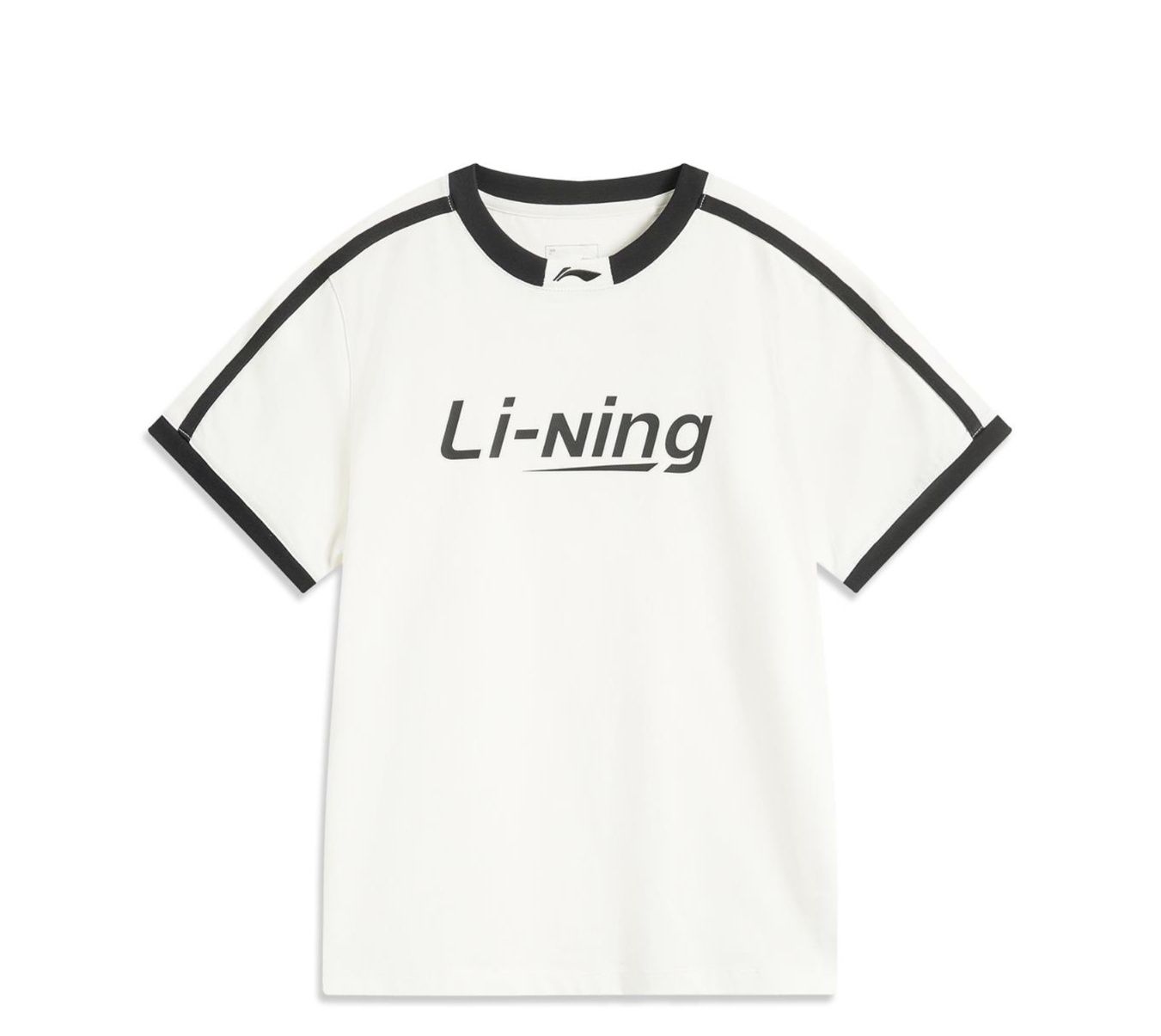 白Tシャツ レディース スポーティ爽快ラインデザイン