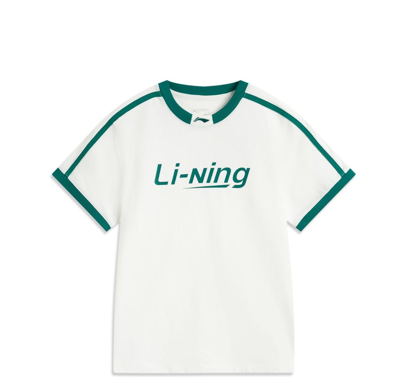 白Tシャツ レディース スポーティ爽快ラインデザイン