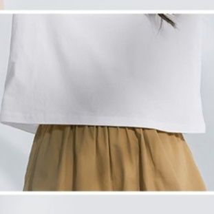 白Tシャツ レディース シンプル美人クルーネック半袖