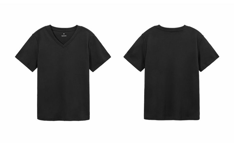 白Tシャツ レディース すっきり映える 洗練Vネック