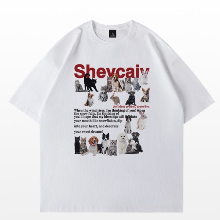 白Tシャツ メンズ アート写真プリント シルエット半袖