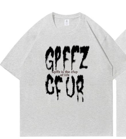 白Tシャツ レディース ストリート感覚メッセージ入り半袖
