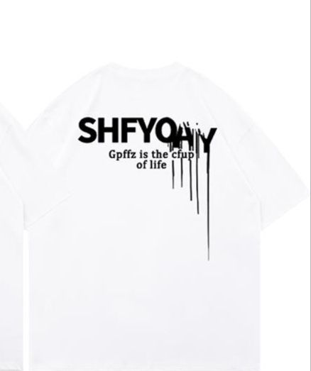白Tシャツ レディース ストリート感覚メッセージ入り半袖