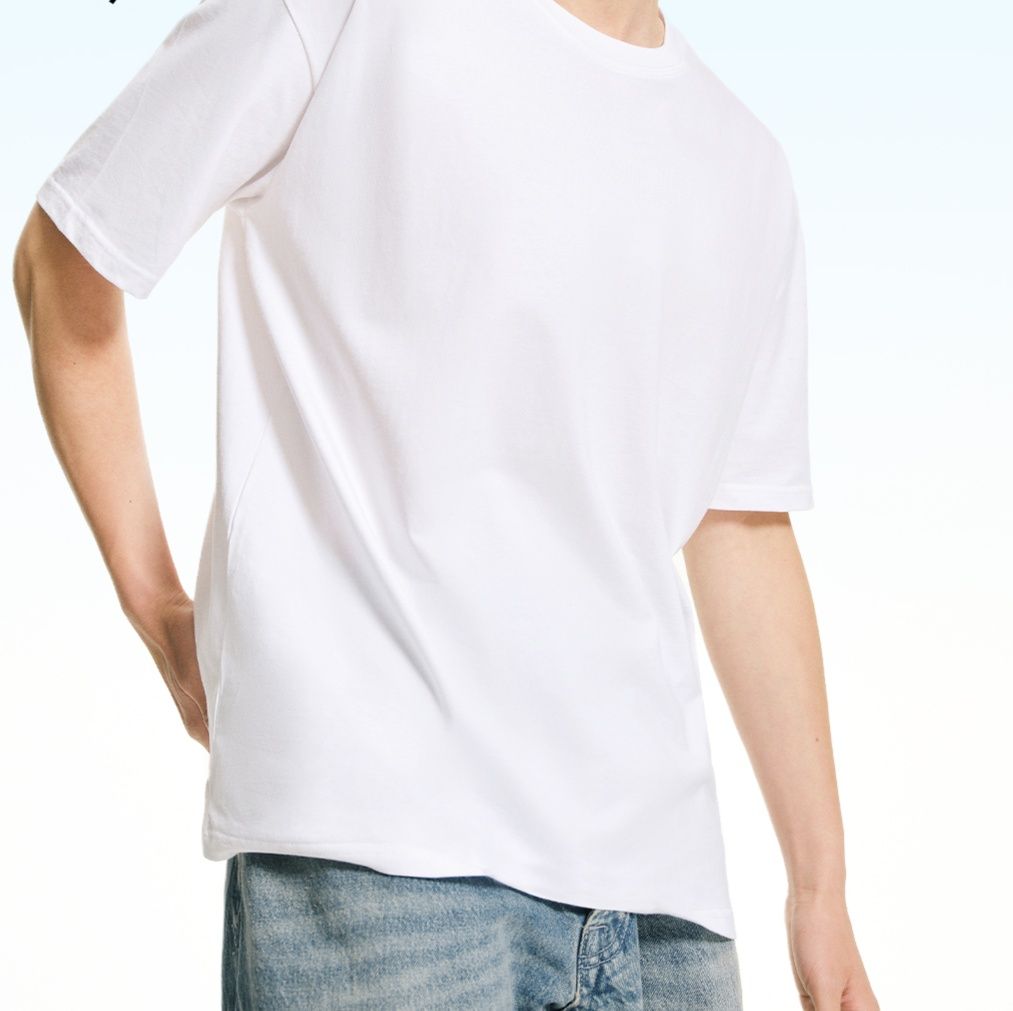 白Tシャツ 極上冷感クールネック