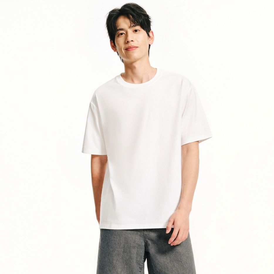 白Tシャツ 極上冷感クールネック