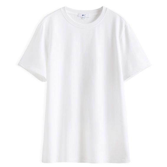 白Tシャツ 厚手素材の上質丸首半袖