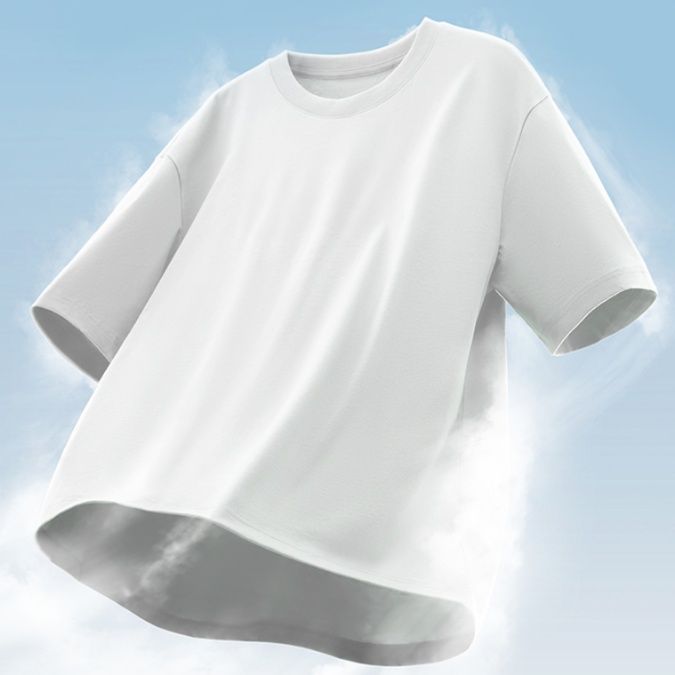 白Tシャツ 涼感抗菌Tシャツ