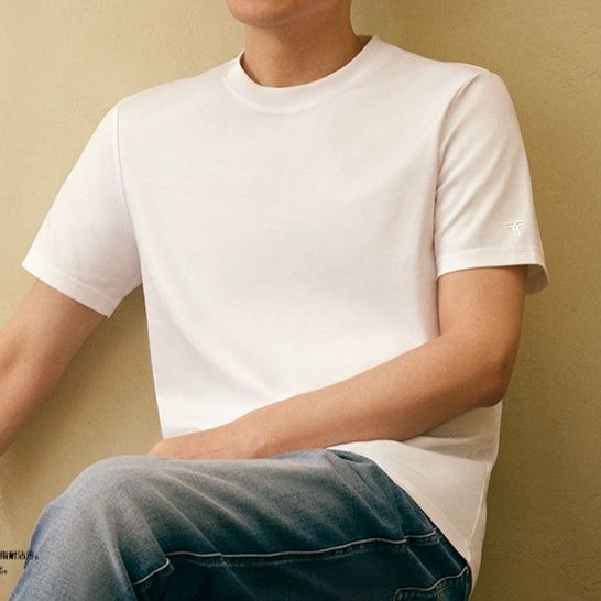白Tシャツ 三防機能付き上質半袖カットソー