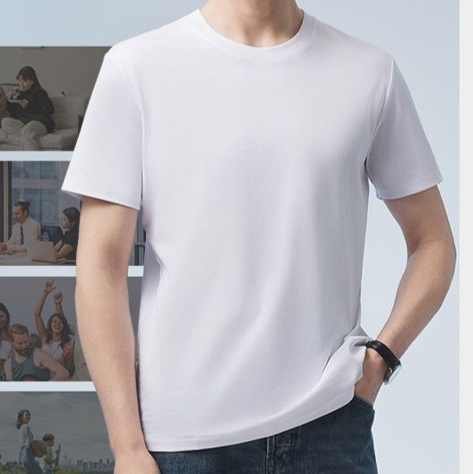白Tシャツ 三防機能付き上質半袖カットソー