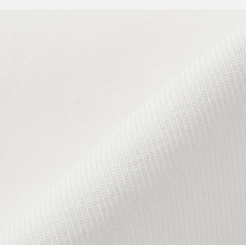 白Tシャツ なめらか素肌 ベーシック半袖シャツ
