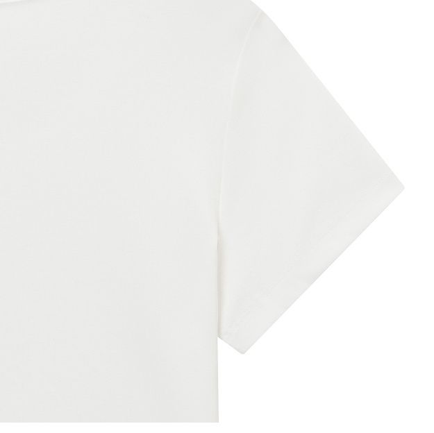 白Tシャツ なめらか素肌 ベーシック半袖シャツ