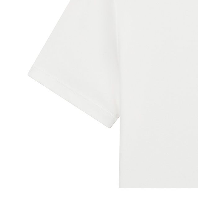 白Tシャツ なめらか肌触り シンプル半袖