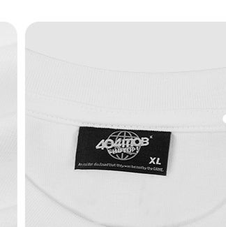 白Tシャツ チーズデザイン ゆるふわ半袖